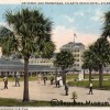 Postcard depicting the Continental Hotel (after it was renamed to the Atlantic Beach Hotel) as viewed from the railway.